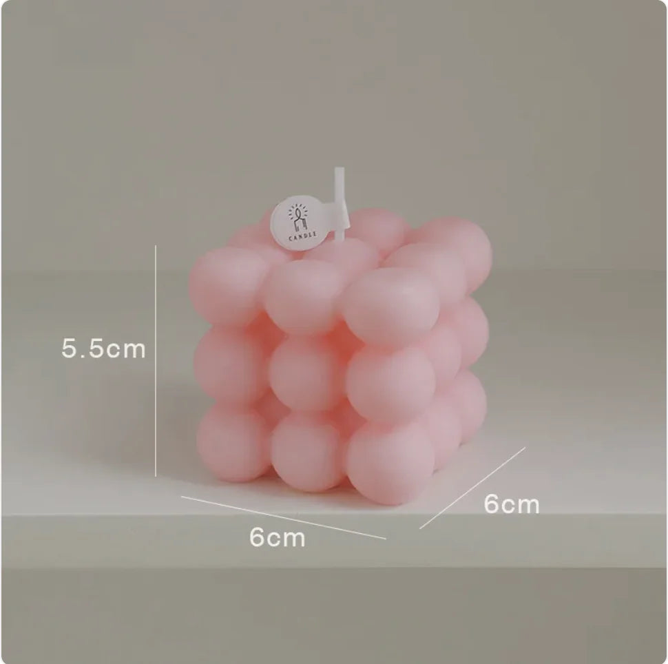 Geometric Aromatherapy Decorative Candle – Minimalist Design