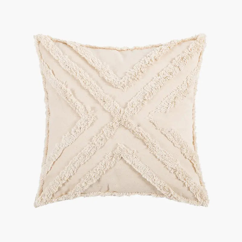 Tassel Tufted Decorative Cushion