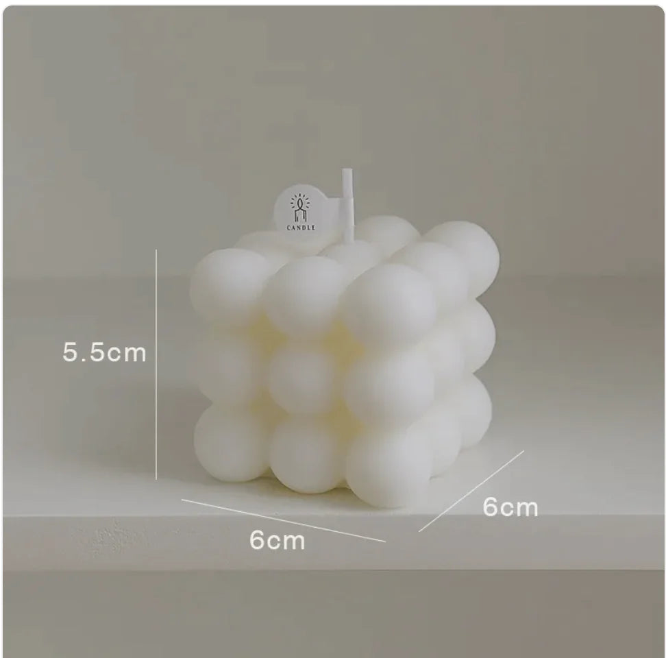 Geometric Aromatherapy Decorative Candle – Minimalist Design