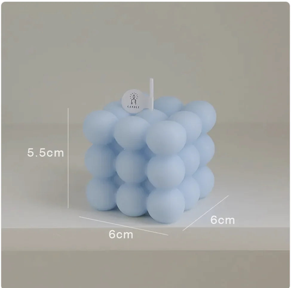Geometric Aromatherapy Decorative Candle – Minimalist Design