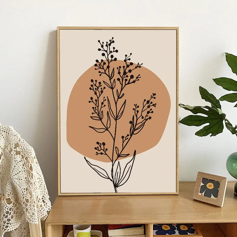 Boho Landscape Canvas Wall Art – Set of 6 (Available in 3 Sizes)