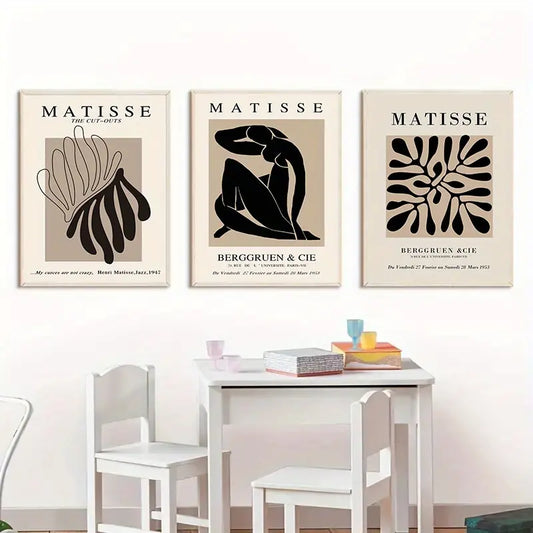 Matisse Body Line Canvas Art – Set of 3 (40 cm x 60 cm)